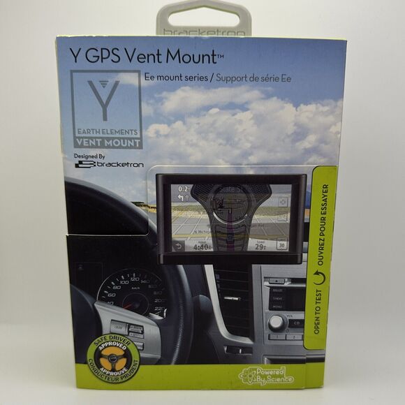 New, Bracketron Earth Elements Y GPS & Phone Vent Mount, Magnet Car Air Vent - Picture 2 of 16